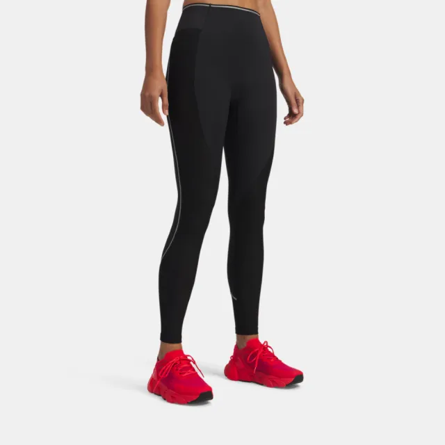 【UNDER ARMOUR】UA 女 Halo Jacquard 緊身長褲_6011037-008(黑色)