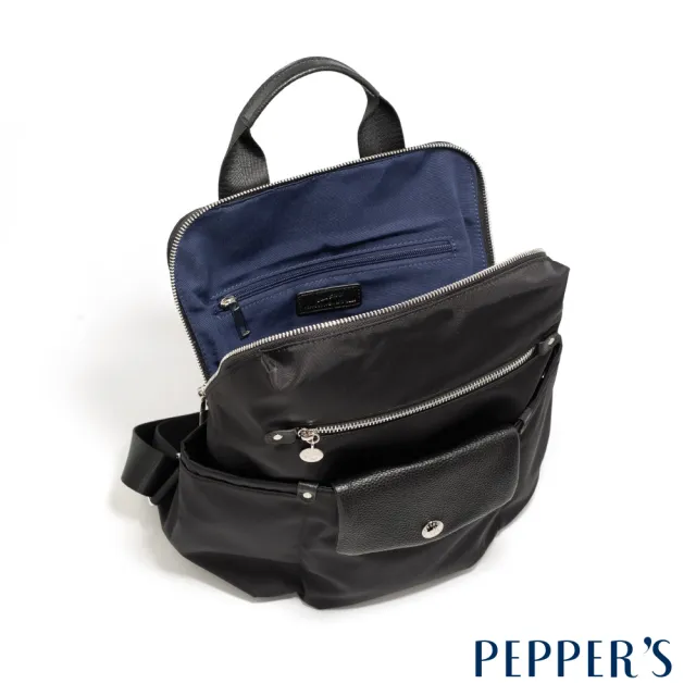 【PEPPER’S】雙11 PEGASUS 尼龍袋鼠子母後背包 - 米卡其/霧灰紫/簡約黑(後背包 尼龍 女包)