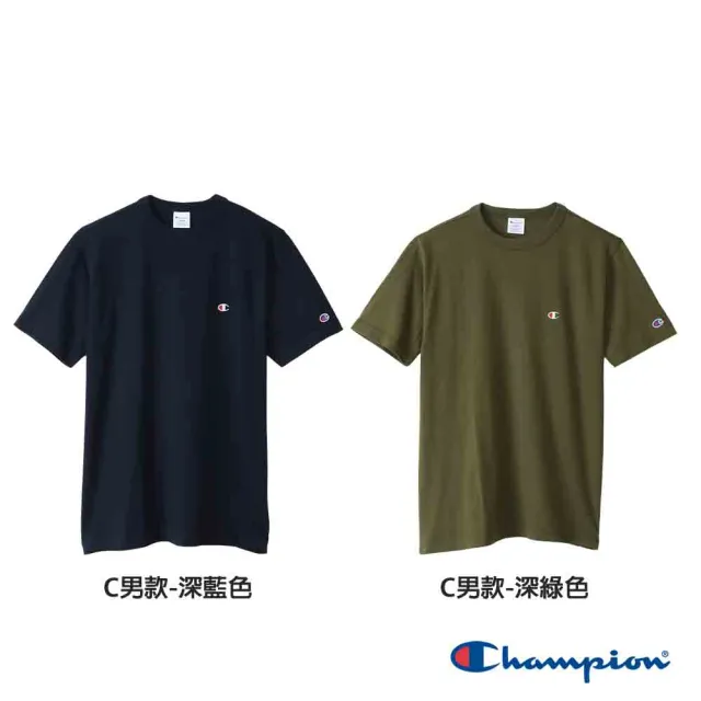 【Champion】官方直營 女男款-LEGACY 印花短版上衣/BASIC 刺繡短袖TEE(共9款)