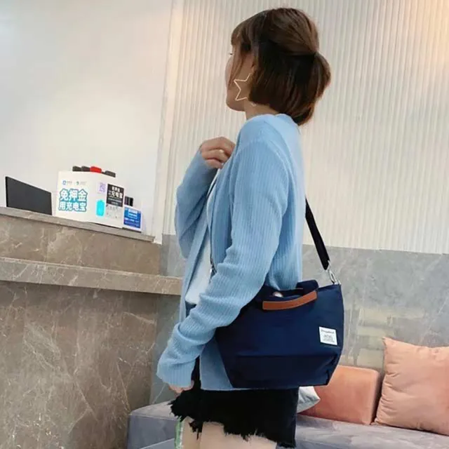 【莉莉貝】雙11 時尚帆布二用托特包(4色任選/手提包 肩背包 斜背包 托特包)