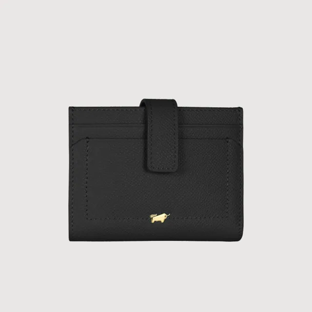 【BRAUN BUFFEL 德國小金牛】婕娜 7卡短夾-多色任選(BF2005-404-BK/BRA) 錢包送禮推薦