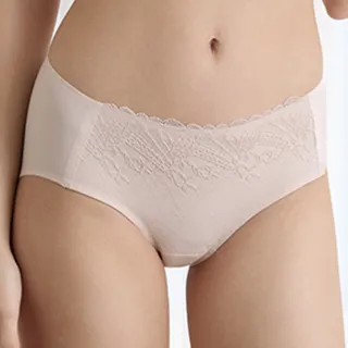 【Wacoal 華歌爾】7DAY M-3L中腰三角褲 NS2342P9(晨光玫粉)