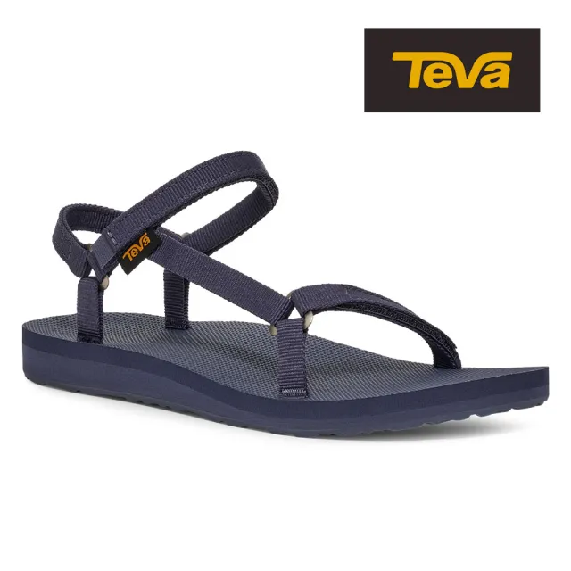 【TEVA】涼鞋 女鞋 緹花細織帶涼鞋 雨鞋 水鞋 Original Universal Slim 皇冠藍 TV1150110CRWN