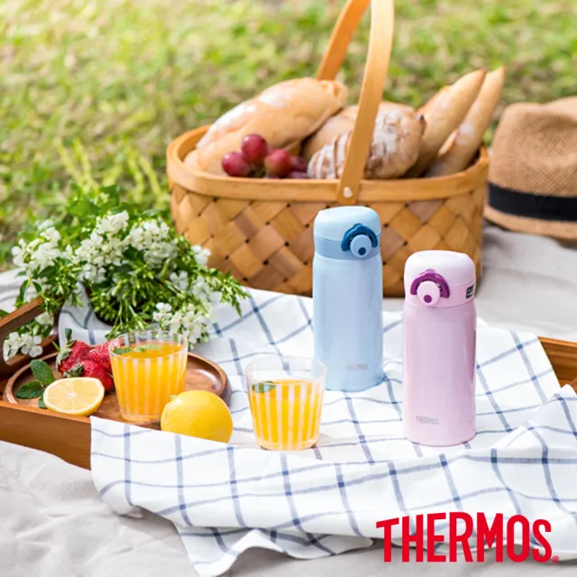 【THERMOS 膳魔師】不鏽鋼輕巧變真空保溫杯350ml(JNR-350/351)