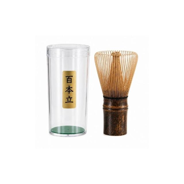 南山居 日式抹茶-薄茶紫竹茶筅百本立(日式茶筅 茶筅入門款 茶道用品 抹茶工具)