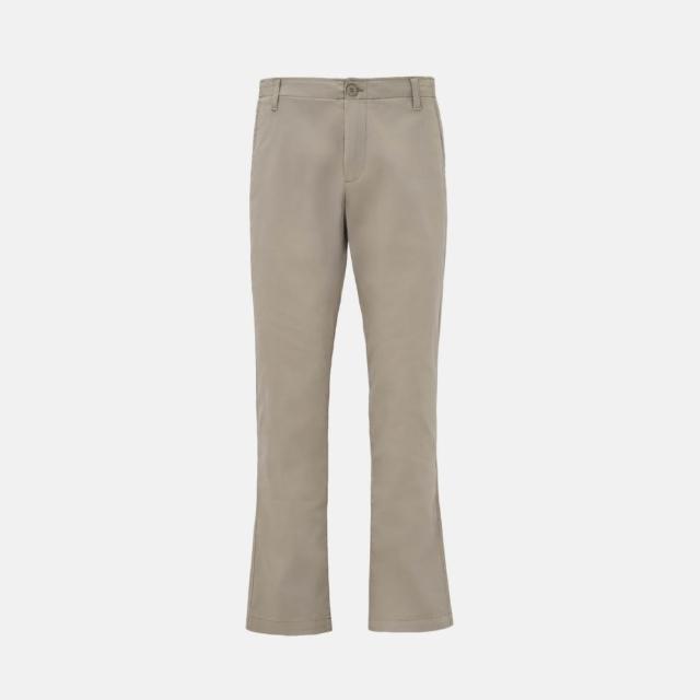 【Timberland】男款米色直筒卡其長褲(A6C2GDH5)