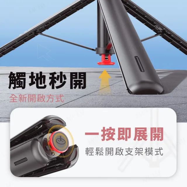 MEFU AI PRO升級版瞬開丟丟棒 跟拍自拍棒 智能直播跟拍器(一鍵瞬開 提速藍芽遙控 輕鬆收納)