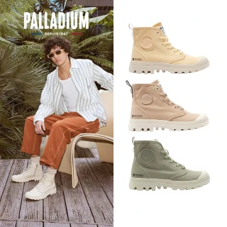 【Palladium】PAMPA HI ZIP ORGANIC拉鍊有機棉靴/休閒鞋-男鞋/女鞋-五色任選