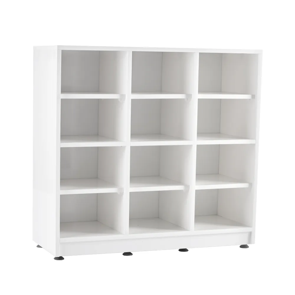 【澄品】塑鋼12格開放式鞋櫃-桃園以北免運 偏遠除外(寬78深31高74)