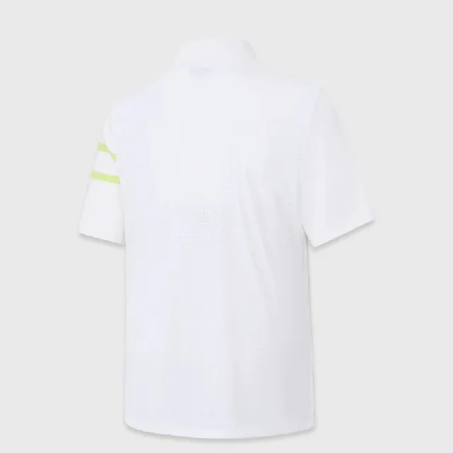 【HONMA 本間高爾夫】男款短袖彈力polo衫 2026春夏款 日本高爾夫專業品牌(M-XXL 白色/墨綠 HMMC707R102)