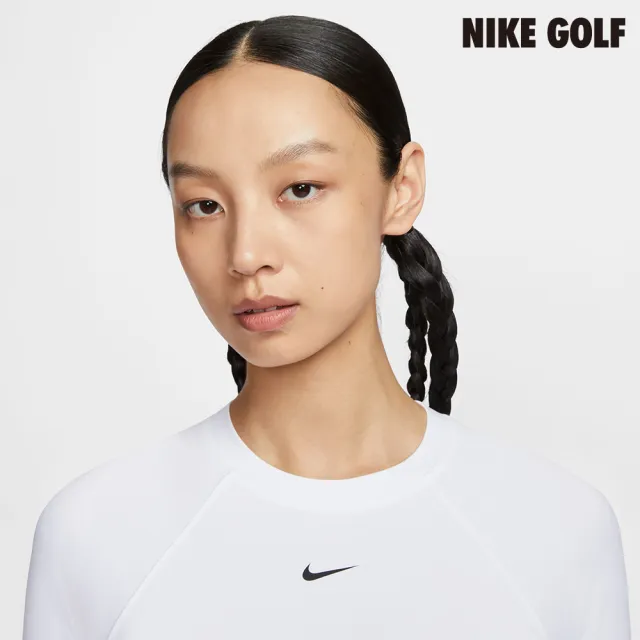 【NIKE GOLF】Nike Pro 女款 Dri-FIT 長袖上衣 白色(FV7846-100)