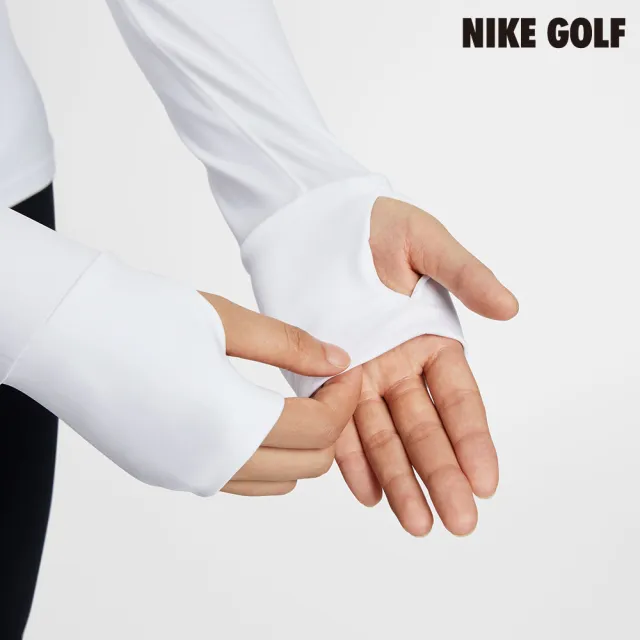 【NIKE GOLF】Nike Pro 女款 Dri-FIT 長袖上衣 白色(FV7846-100)