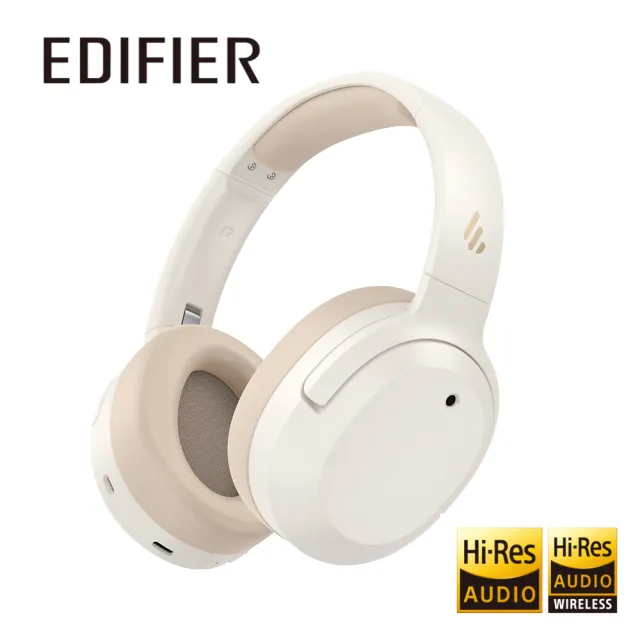 【EDIFIER】W820NB Plus 抗噪雙金標藍牙耳罩(全罩耳機/專屬APP)