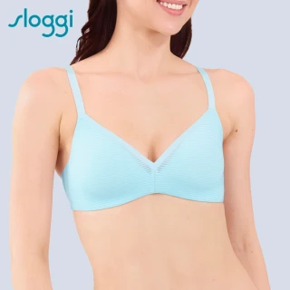 【sloggi】ZERO FEEL AIR 零感透氣系列 美型無痕內衣(薄荷藍)
