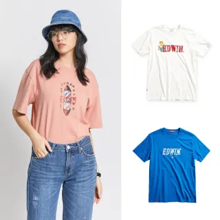 【EDWIN】男女裝 經典印花LOGO短袖T恤 (共5款)