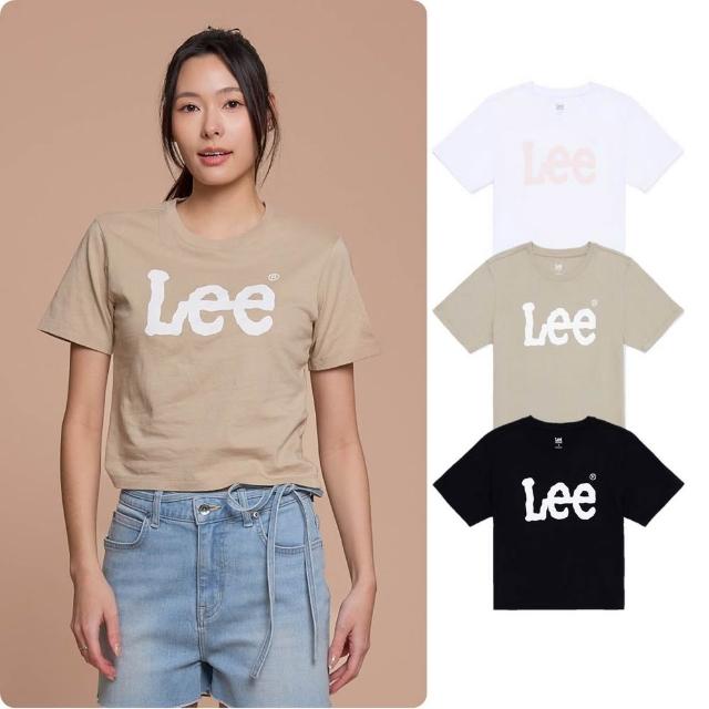 【Lee】女裝 短袖T恤 / 短版 LOGO印花 共3色 季節性版型 / LB602054124 LB602054K11 LB602054K14