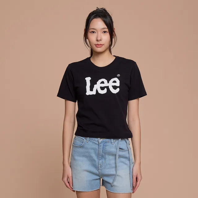 【Lee】女裝 短袖T恤 / 短版 LOGO印花 共3色 季節性版型 / LB602054124 LB602054K11 LB602054K14