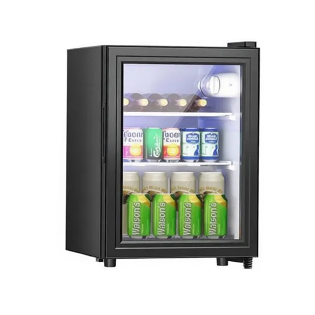 SongSH 冰箱 冷藏櫃  58L 展示櫃 紅酒櫃 家用商用 透明玻璃門 飲料冷藏櫃 110V