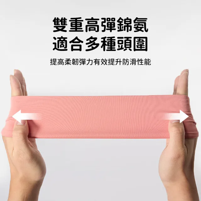 【Friyu】涼感透氣運動髮帶 吸濕排汗 瑜伽健身跑步吸汗髮帶 防滑止汗頭巾 多用途頭帶 止汗帶
