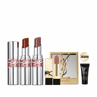 【YSL】官方直營 情挑誘光美唇2入組(水唇膏新品)