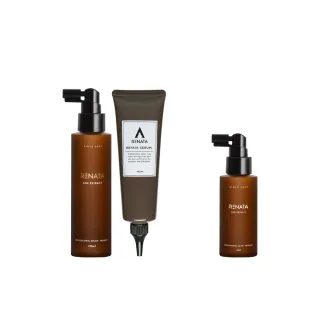 【RENATA 蕾娜塔】森精粹-頭皮淨化凝膠100ml+頭皮精露135ml(官方直營 去角質 頭皮水 深層淨化 頭皮調理)