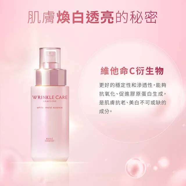 【KOSE 極上活妍】凍齡煥白抗皺精華液 180ml(美白精華/抗皺/保濕霜)