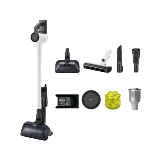 【LG 樂金】CordZero A9 Air濕拖無線吸塵器/乾吸濕拖x超輕盈x超美型xmomo獨家(A7-LITEMOP 雲朵白)