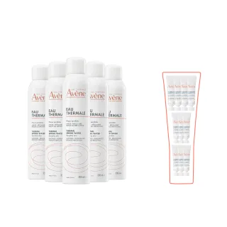 【Avene 雅漾】官方直營 活泉水穩膚噴霧300mlx5入組(保濕化妝水/舒緩乾癢敏弱)_母親節超值組
