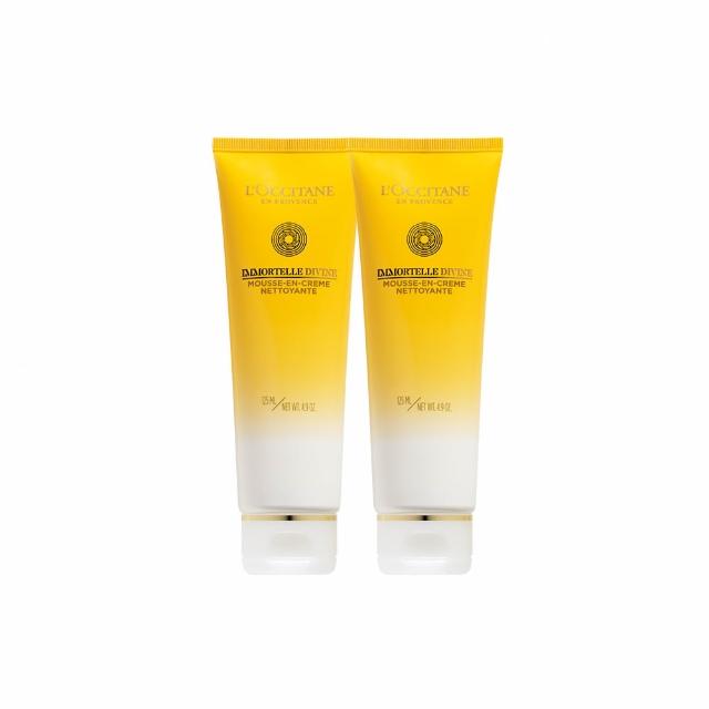 【L’Occitane 歐舒丹】官方直營 蠟菊賦活潔顏雙入組(蠟菊賦活潔面乳125mlx2)