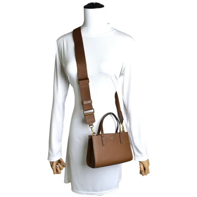 【TORY BURCH】TB BLAKE MINI TOTE荔枝紋皮革手提斜背包(多色任選)