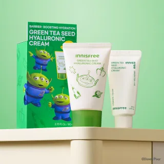【innisfree】綠茶籽玻尿酸保濕霜禮盒(玩具總動員限定版)
