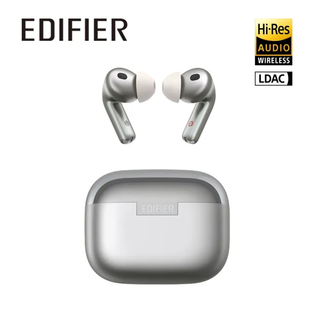 【EDIFIER】Evobuds Pro 藍牙抗噪翻譯耳機(專屬App/AI 通話降噪/AI 語音即時翻譯/防塵防水/智慧配戴偵測)