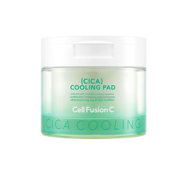 【Cell Fusion C】秀膚生 積雪草鎮靜涼感棉片70片/盒(#冰感降溫5℃ #補水.彈力 #敏感肌適用)