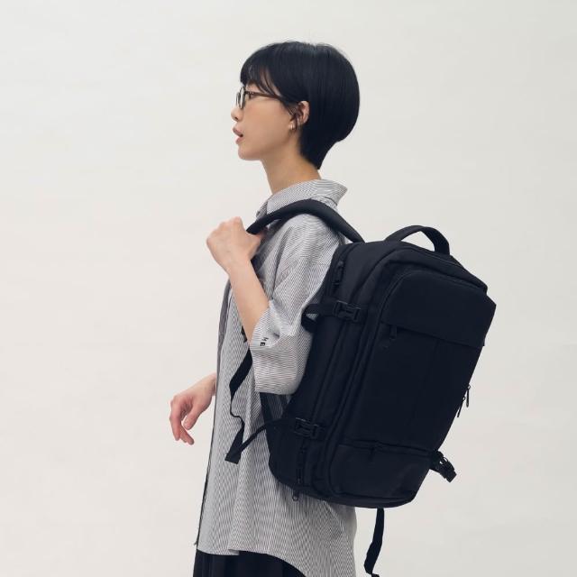 【plain-me】防潑水 防刮耐磨 後背包 背包 書包  大容量 輕便旅遊行李後背包_PAC3004-261