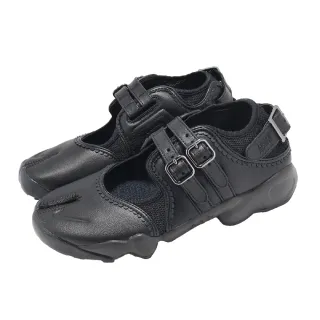 【NIKE 耐吉】休閒鞋 Air Rift Breathe 女鞋 黑 分趾 忍者鞋 皮革 IB8881-001