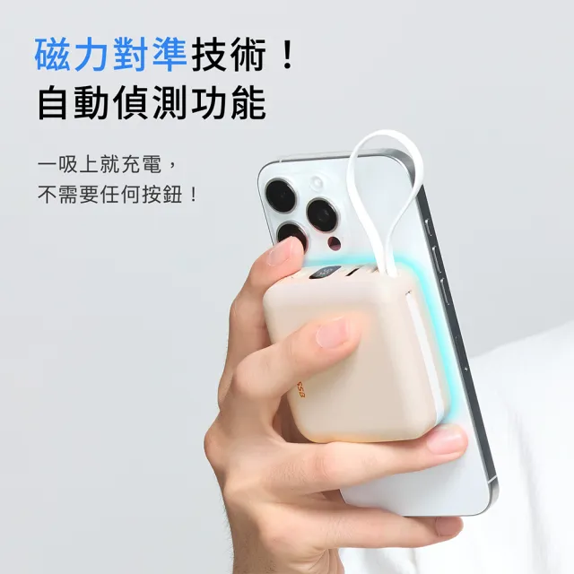 【Photofast】防爆SSB半固態行動電源 mini充 Qi2 10000mAh_38.5Wh(具3C認證 /MINISSB10000)