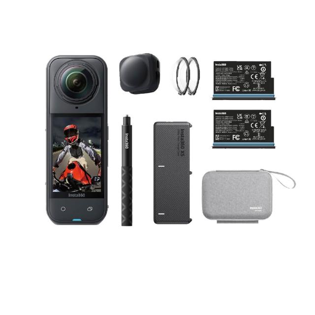 【Insta360】X5 360°口袋全景防抖相機-萬能套組(公司貨)