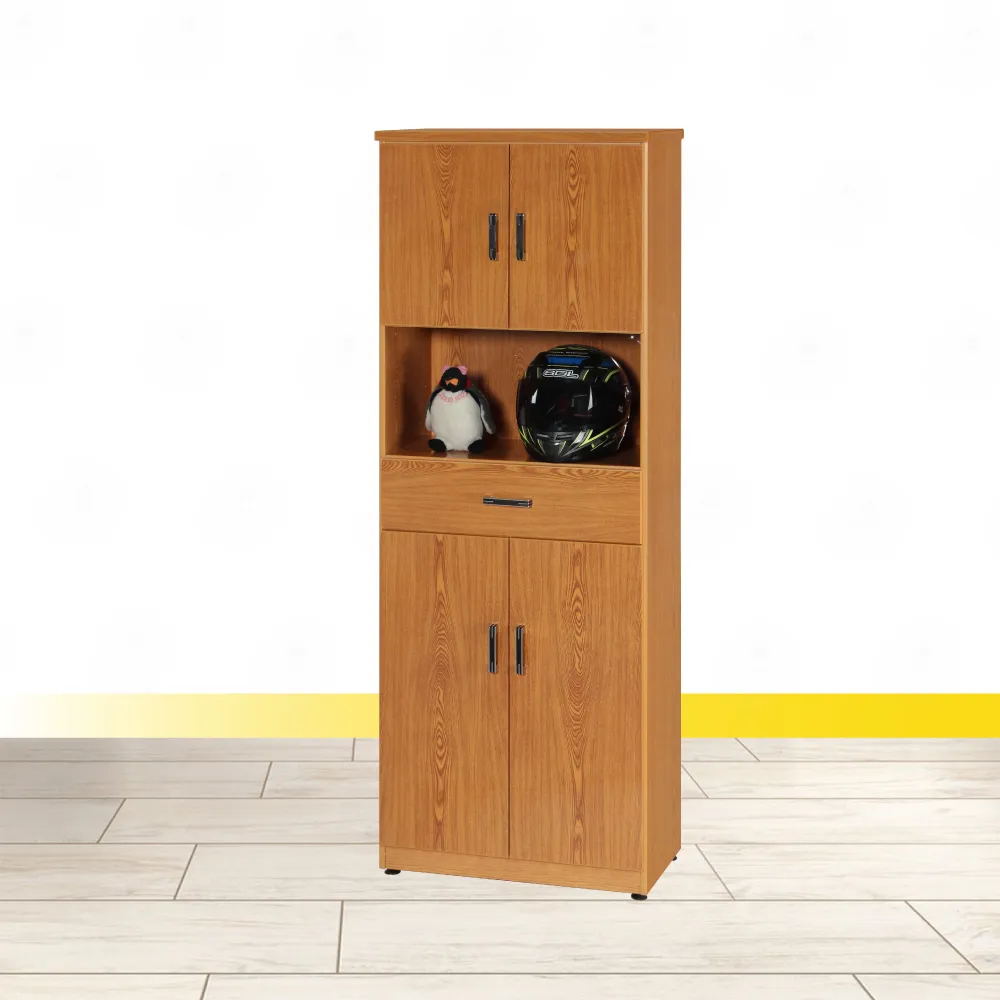 【·Fly· 飛迅家俱】2.1尺1抽4門塑鋼高鞋櫃(門片油壓緩衝)