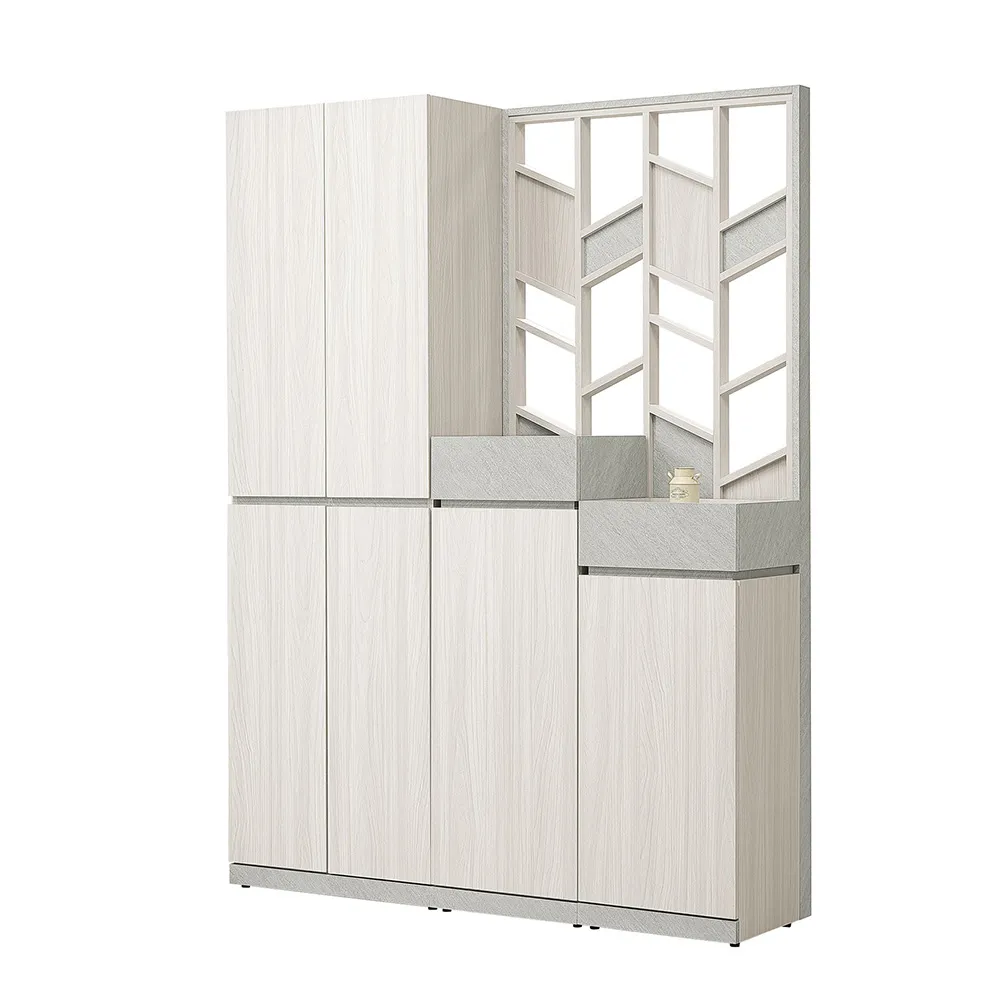 【MUNA 家居】黛拉4.65X6.5尺玄關組合鞋櫃/Z151+Z154+Z15+Z1605(鞋櫃 櫥櫃 屏風鞋櫃 收納)