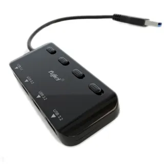 【Fujiei】USB3.2 HUB 4埠(獨立電源開關)