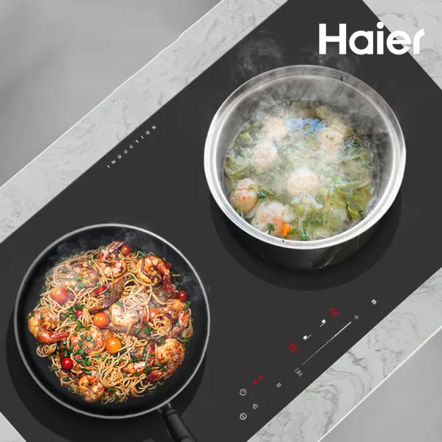 【Haier 海爾】IH感應爐/IH爐/電磁爐/調理爐/雙口/肖特玻璃(HR-IH3300HDS 不含基本安裝)