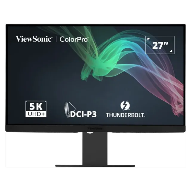 【ViewSonic 優派】VP2788-5K 27型 5K IPS專業螢幕(支援Mac/Thunderbolt4/99%DCI-P3 廣色域/雙5K串接顯示)