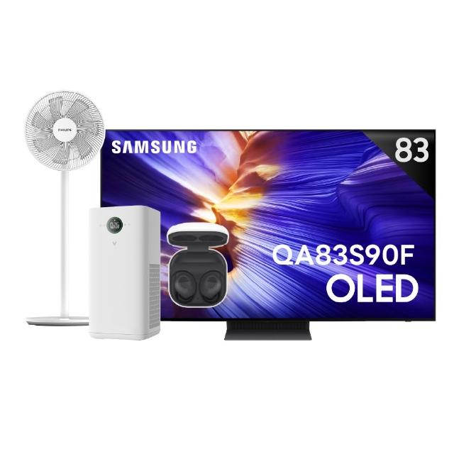 【Samsung 三星】83型 4K OLED AI智慧顯示器 83S90F 壁掛安裝(QA83S90FAXXZW)