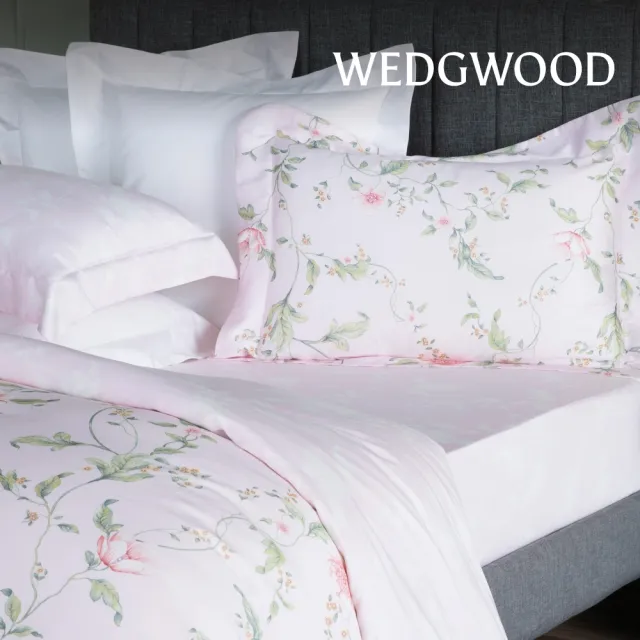 【WEDGWOOD】涼被四件合購組｜雙人涼被+雙人床包枕套三件組 (印花｜天絲任選)