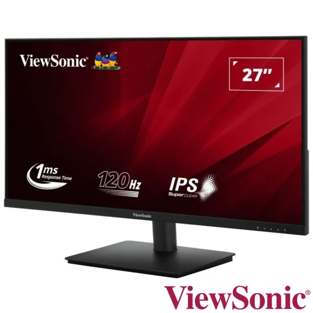 【ViewSonic 優派】VA270A-H 27型 120Hz FHD廣視角螢幕(IPS/1ms/HDMI/VGA/抗藍光/零閃頻)