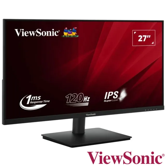 【ViewSonic 優派】VA270A-H 27型 120Hz FHD廣視角螢幕(IPS/1ms/HDMI/VGA/抗藍光/零閃頻)