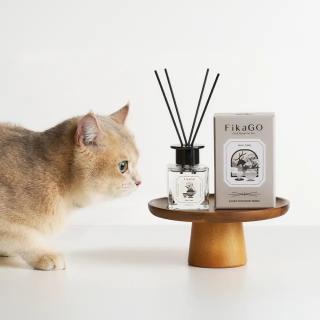 【FikaGO】寵物友善-室內擴香組合-天然安全成份友善毛孩 (擴香100ml+補充100ml) 香味任選