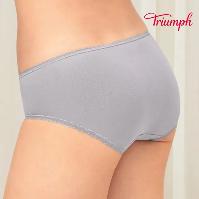 【Triumph 黛安芬】智能恆溫系列 中腰平口內褲 M-EL(柔羽灰)