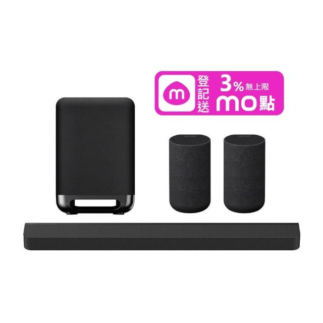 【SONY 索尼】BRAVIA Theatre Bar 8 家庭劇院組(HT-A8000 + SA-SW5 + SA-RS5)