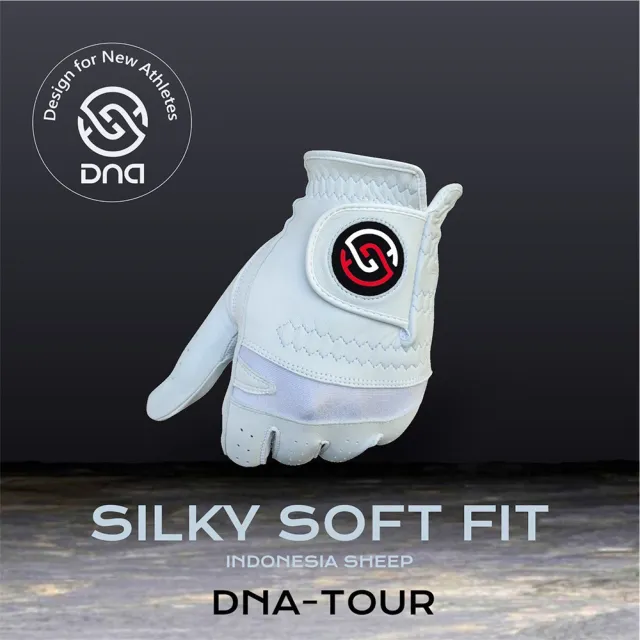 【Caiyi 凱溢】Kasco DNA-TOUR SILKY SOFT FIT高爾夫男用小羊皮手套